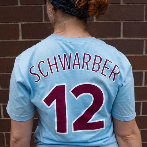 Powder Blue Schwarber Tee